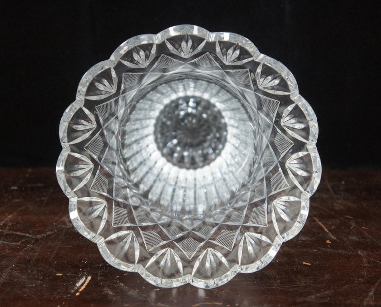 Waterford Crystal Romance of Ireland Collection Irish Lace Vase w Box