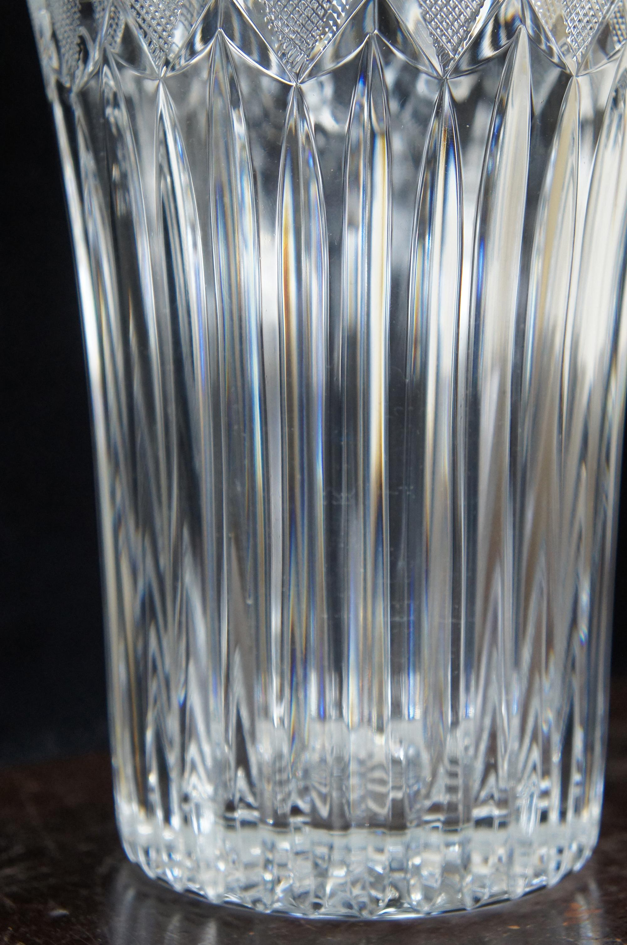 Waterford Crystal Romance of Ireland Collection Irish Lace Vase w Box 100549 1