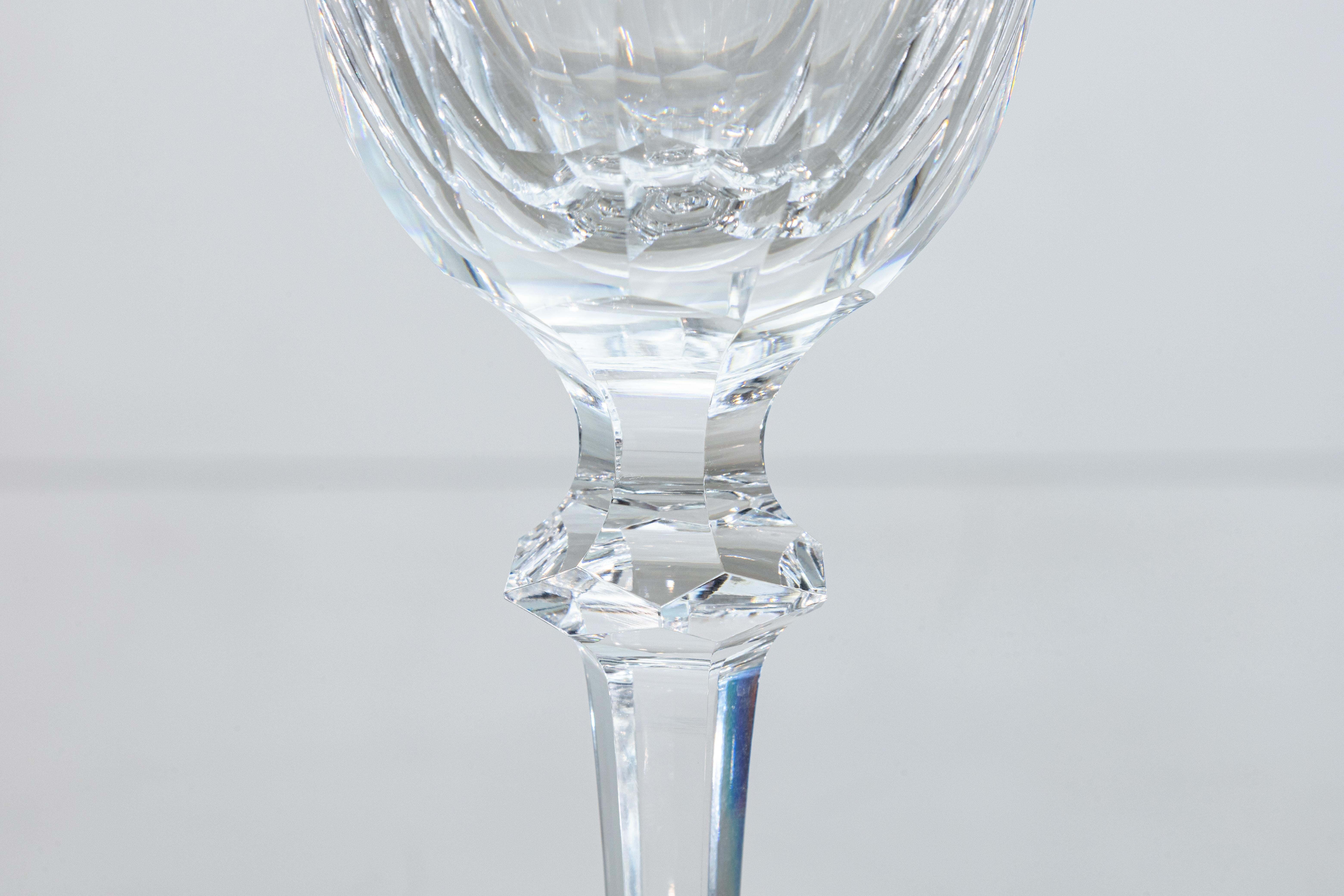 Waterford Crystal - Set di 9 calici da vino in vetro modernista In condizioni buone in vendita a Keego Harbor, MI