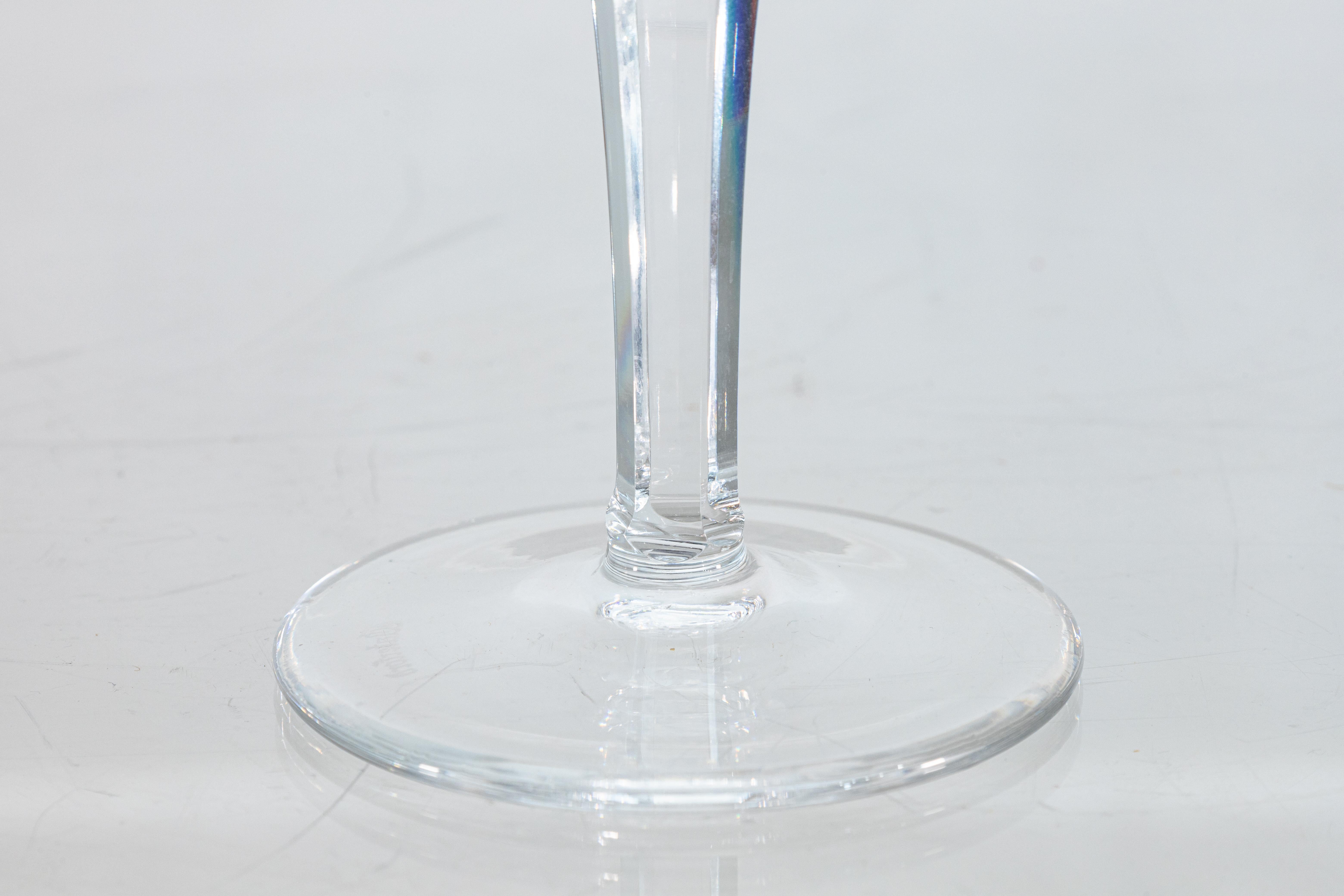 XX secolo Waterford Crystal - Set di 9 calici da vino in vetro modernista in vendita