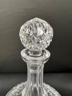 Waterford Crystal Ship Captain Decanter w/ Stopper