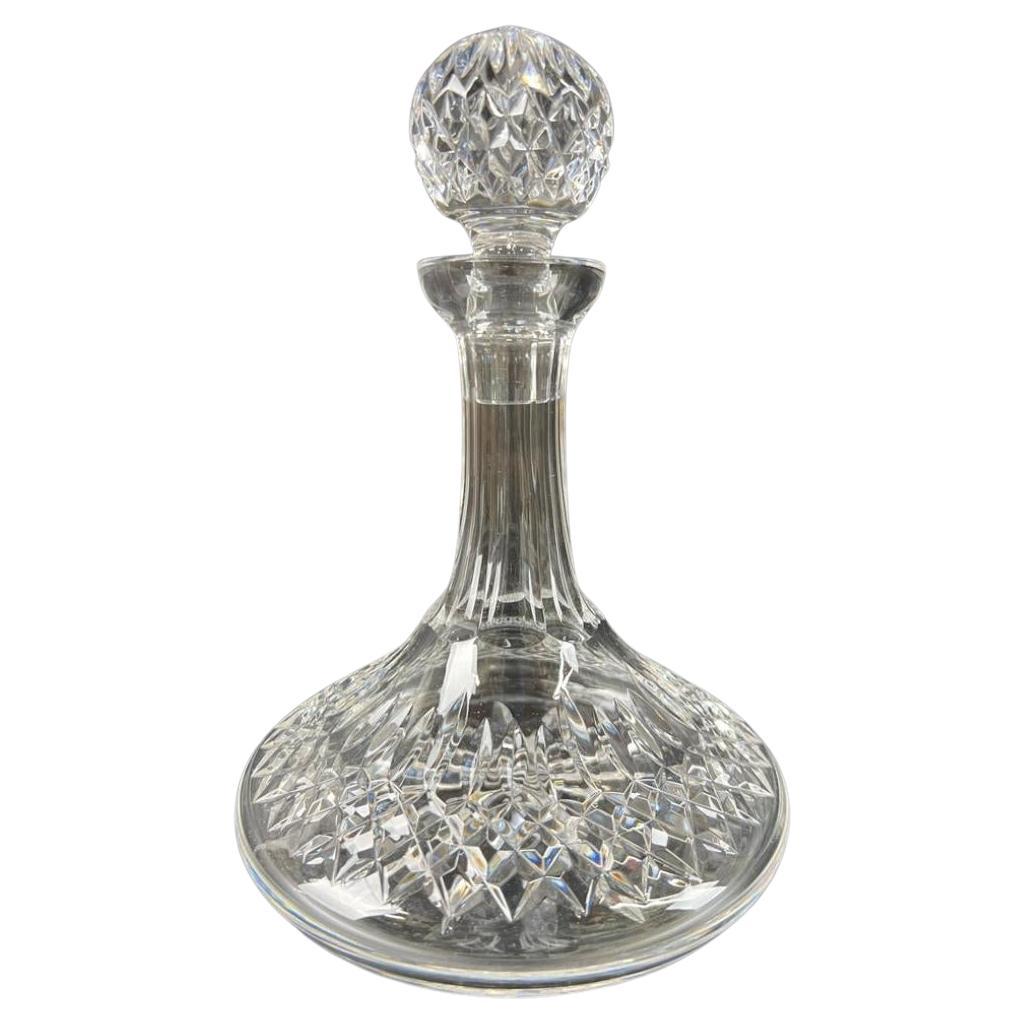 Waterford Crystal Ship Captain Decanter w/ Stopper im Angebot