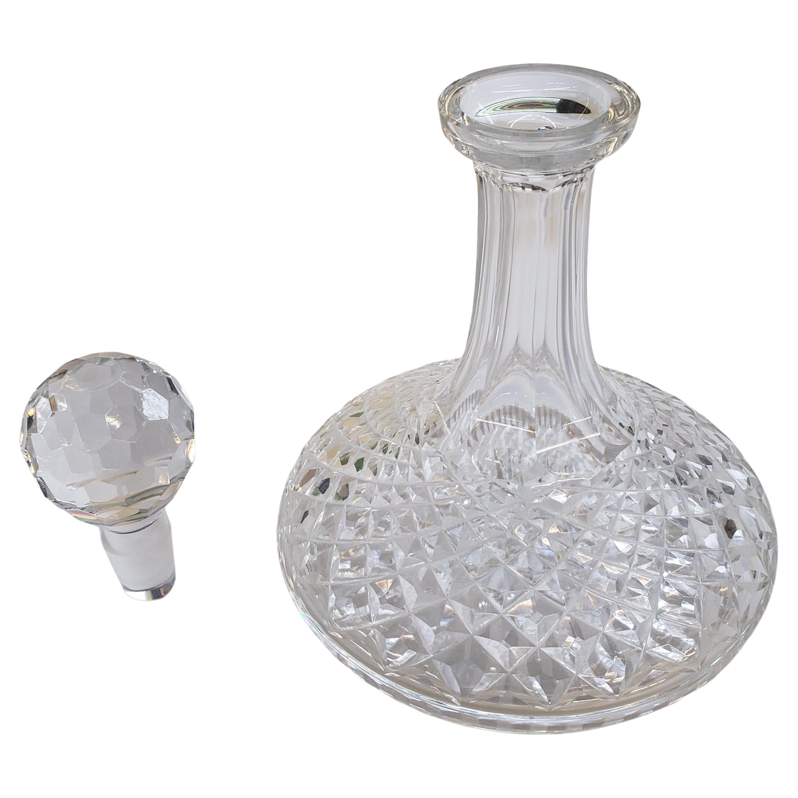 Barcos de Waterford Crystal Decantador y tapón Alana Irlandés en venta