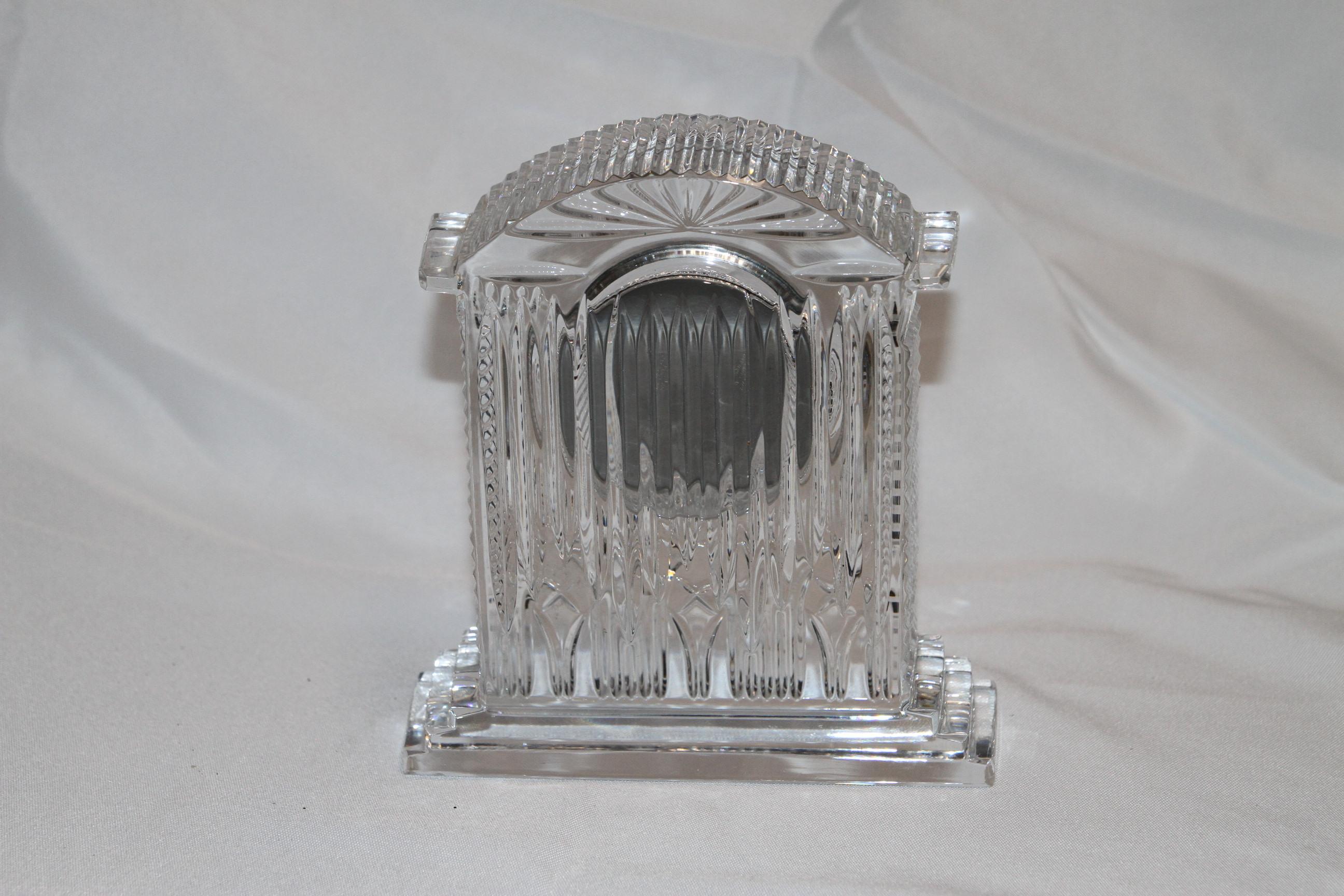 Americano Orologio da tavolo Waterford Crystal in vendita