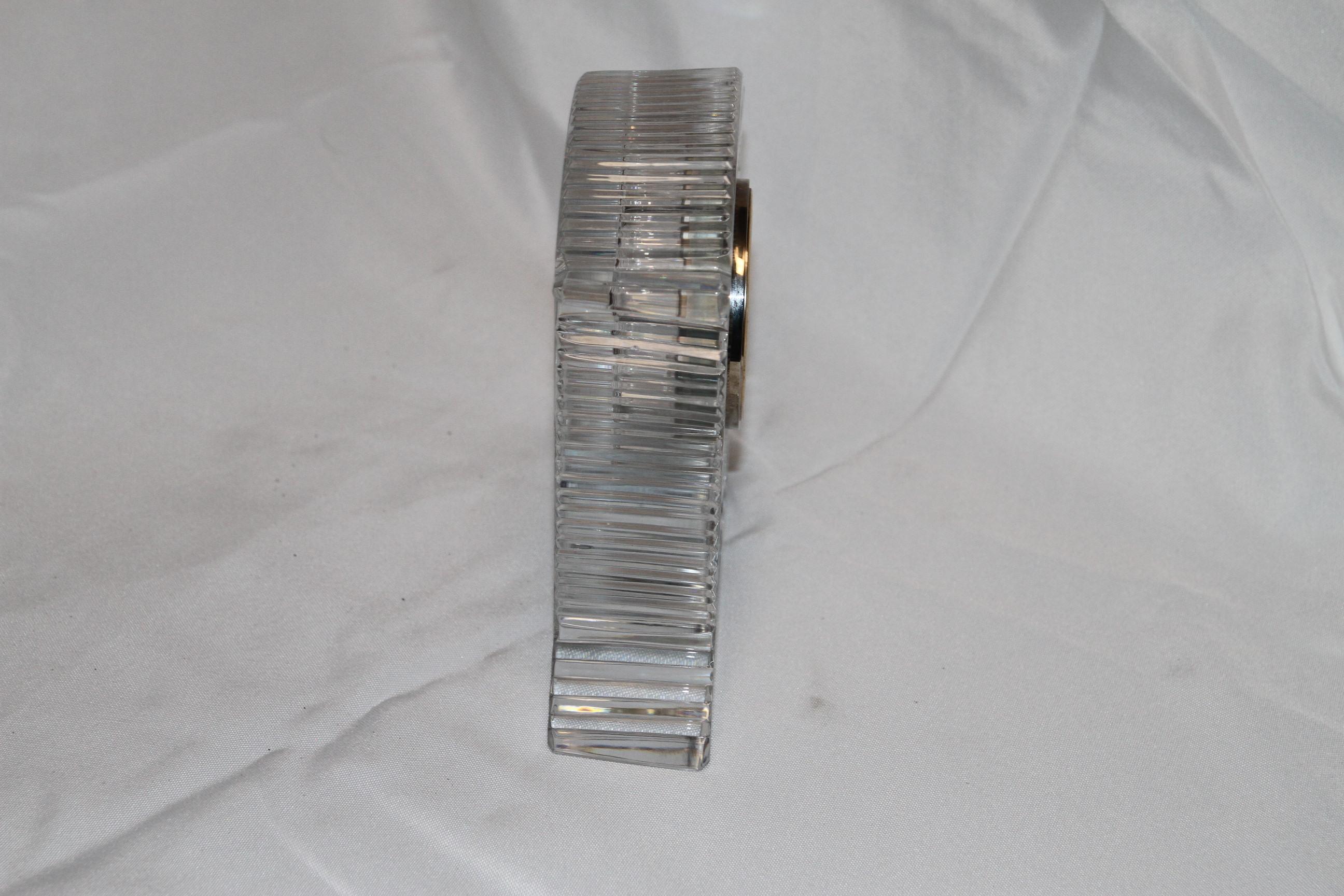 XX secolo Orologio da tavolo Waterford Crystal in vendita