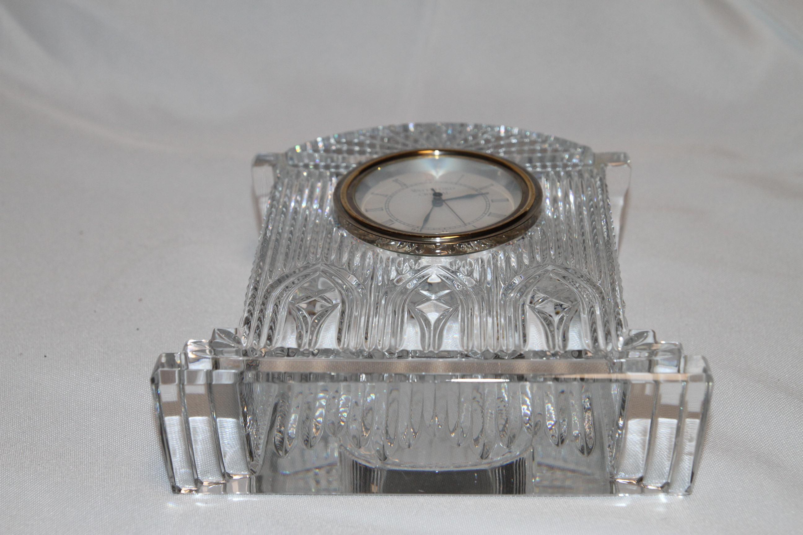 Cristallo Orologio da tavolo Waterford Crystal in vendita