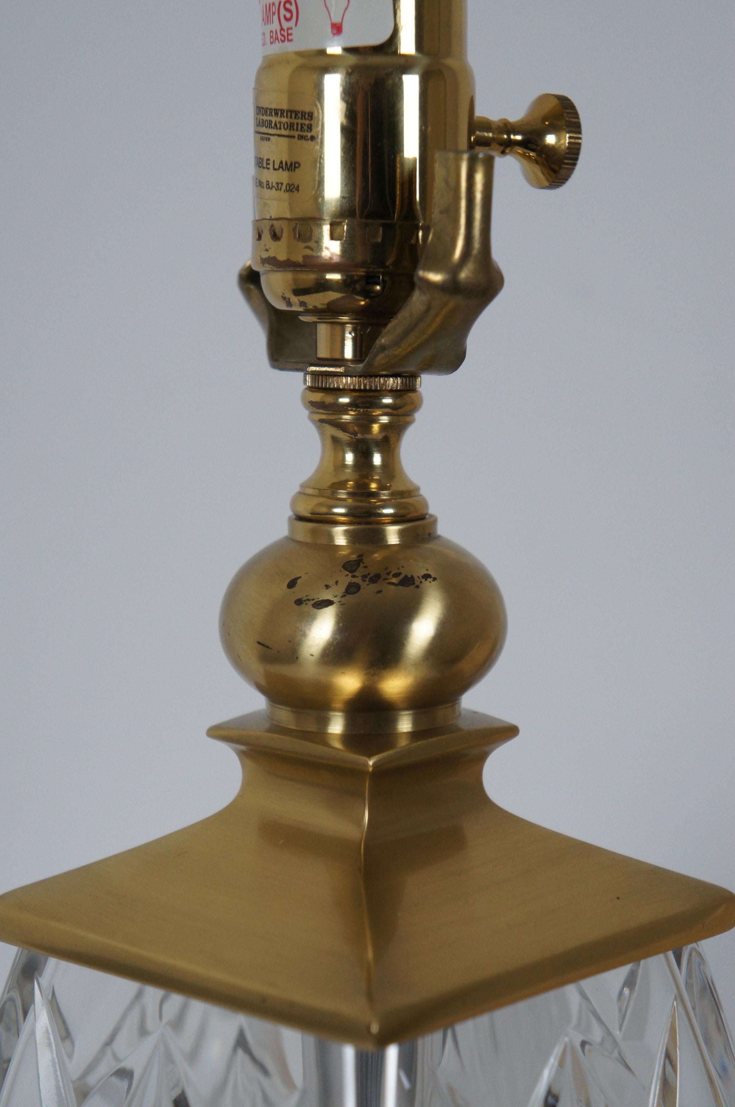 waterford lamp finial