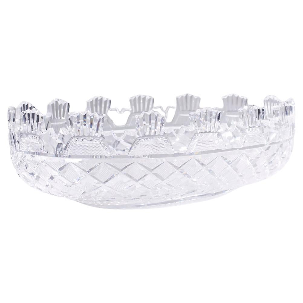 Waterford Cut Crystal Serving Dish Bowl For Sale