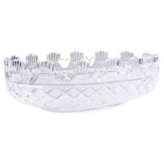 Used Waterford Cut Crystal Serving Dish Bowl