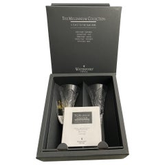 Waterford HAPPINESS Crystal Millennium Champagne Toasting Flute made in Germany