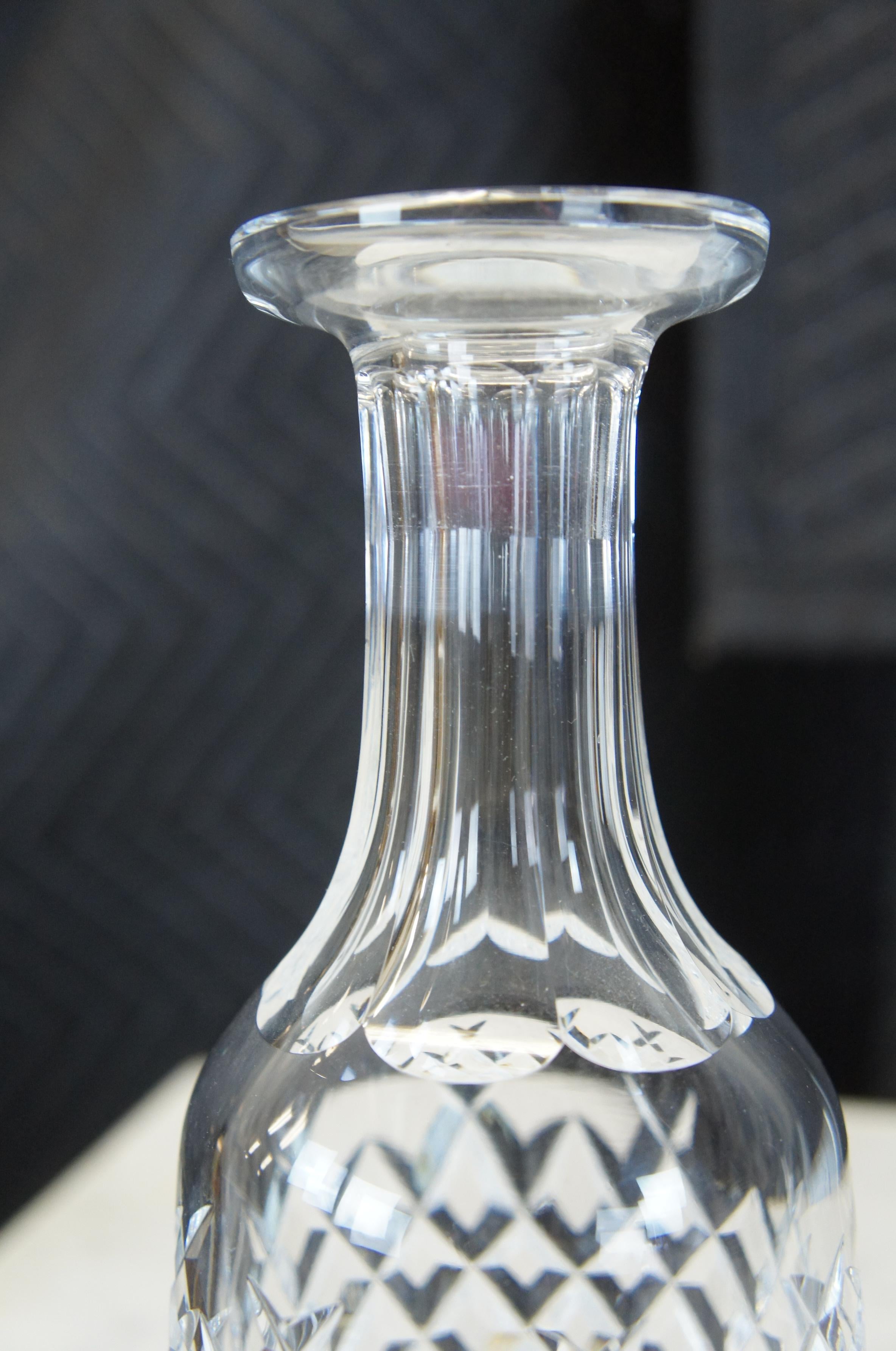 Waterford Irish Crystal Vintage Alana Diamond Whisky Spirit Decanter Barware 1