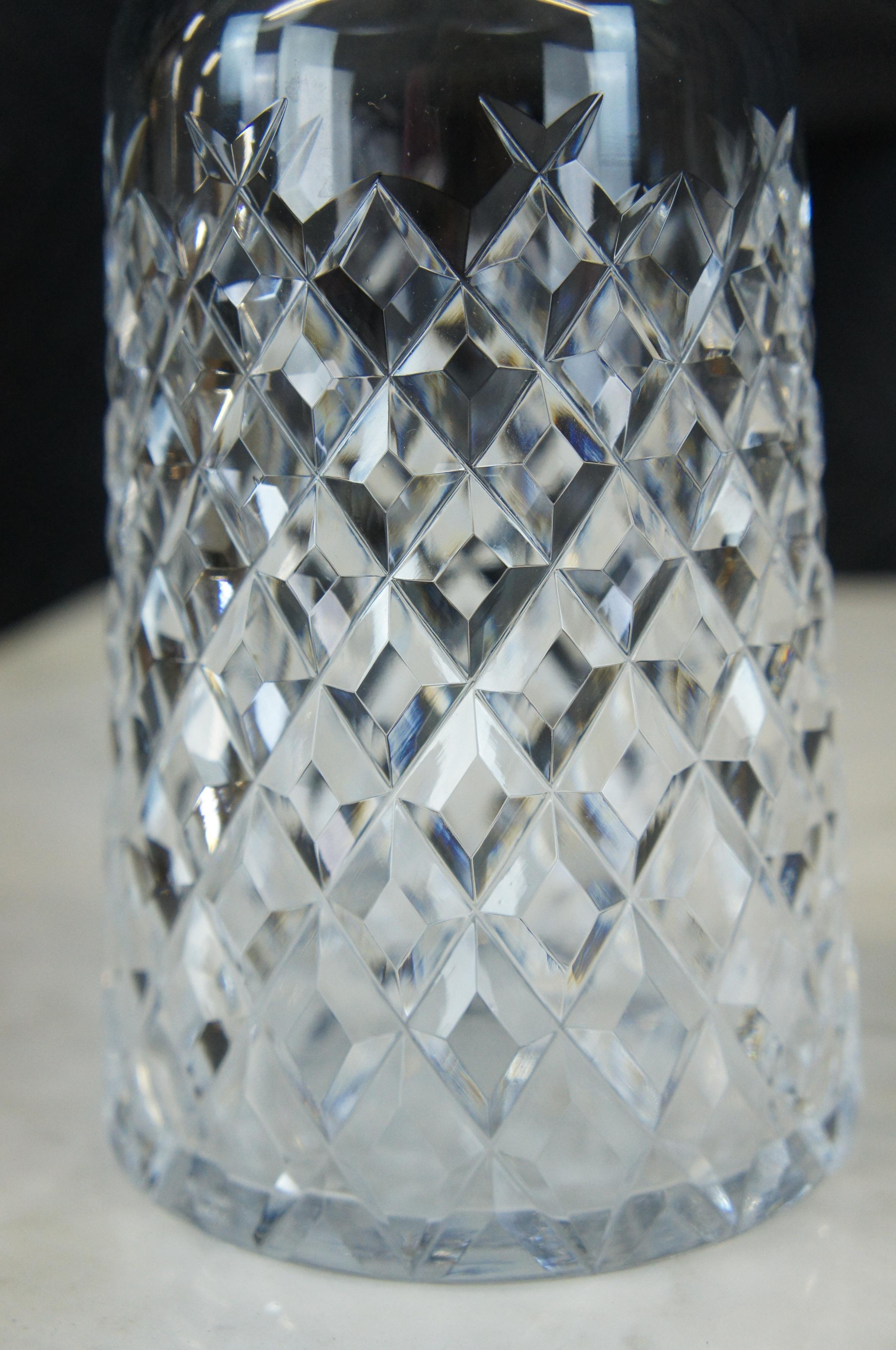 Waterford Irish Crystal Vintage Alana Diamond Whisky Spirit Decanter Barware 2