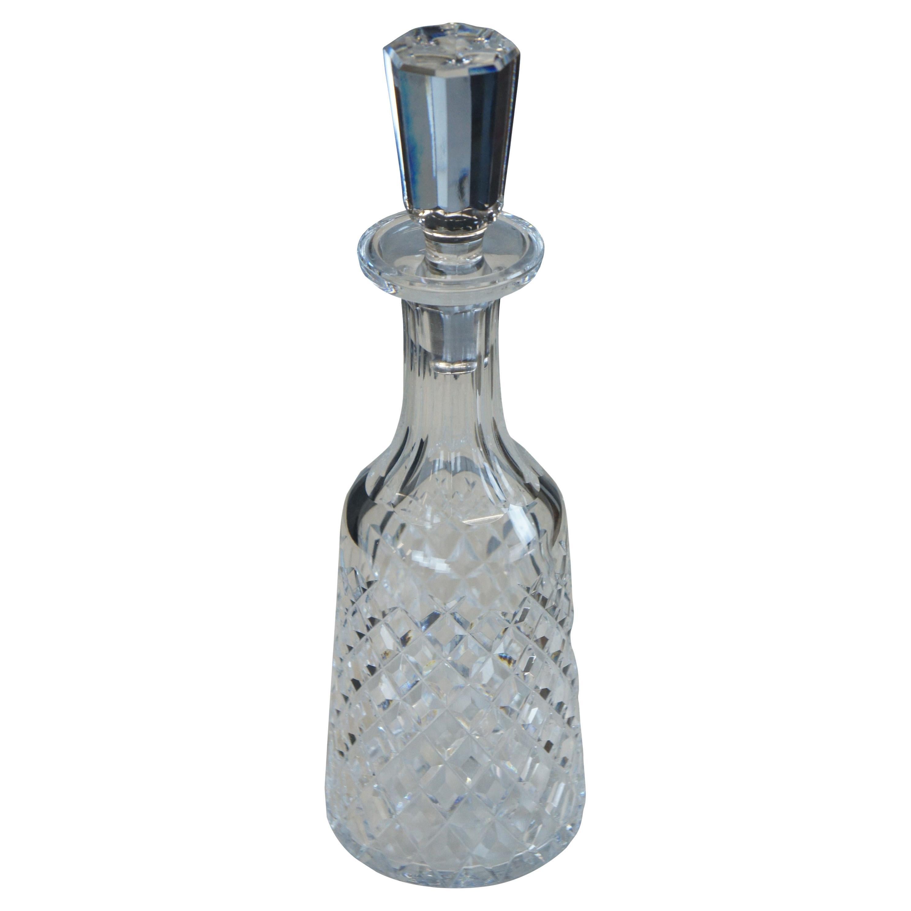 Waterford Irish Crystal Vintage Alana Diamond Whisky Spirit Decanter Barware