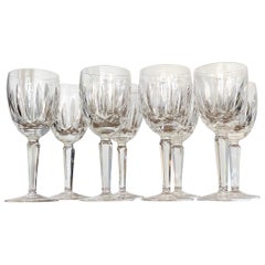 Vintage Waterford Kildare Claret Glasses, Set of 8