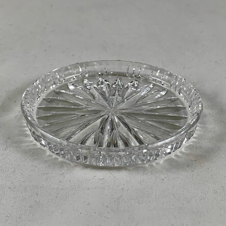 Waterford Lead Crystal Star Cut Colorless Drink Coasters, Set of Six at