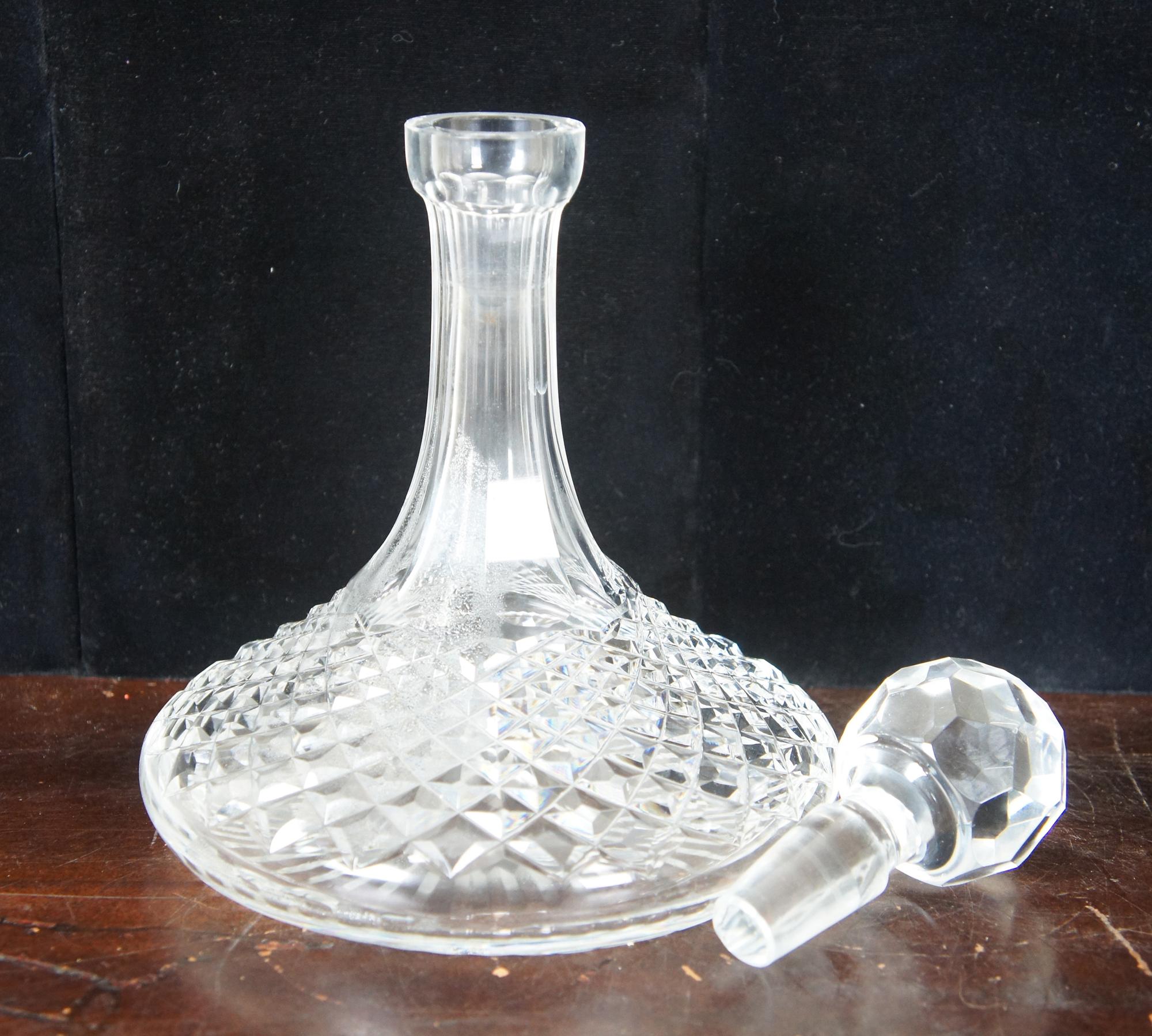 waterford crystal ships decanter