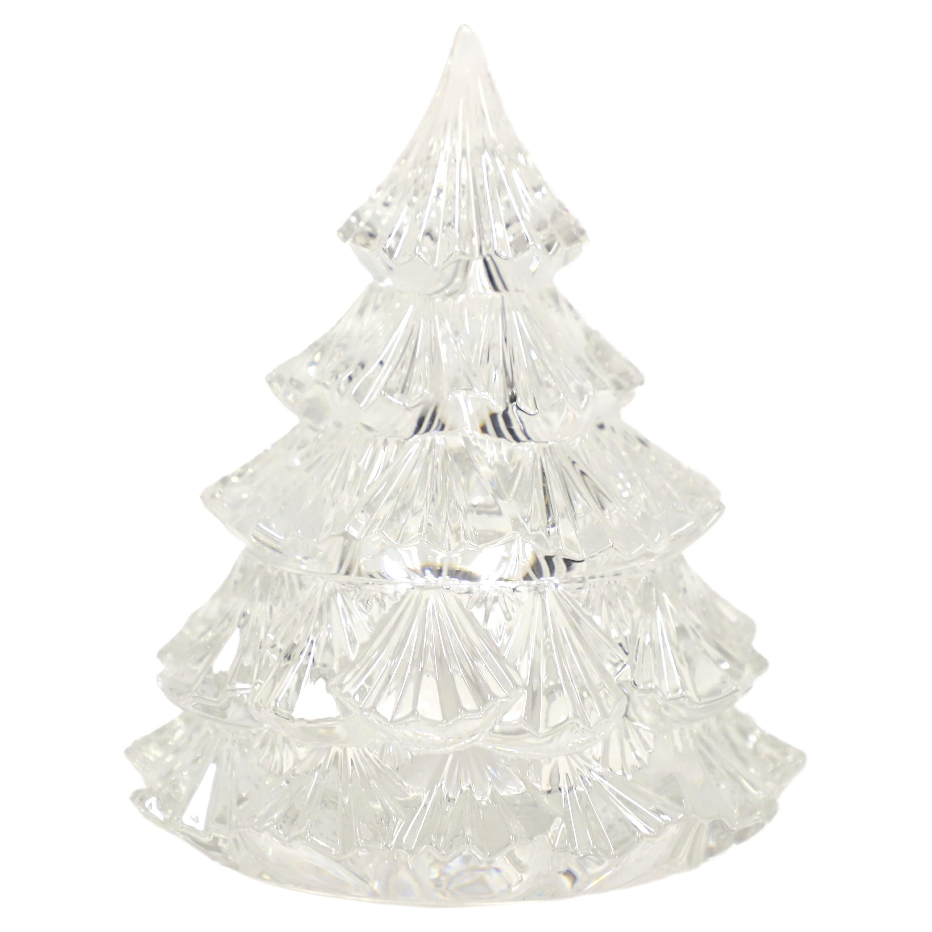 WATERFORD Marquis Crystal 7" Christmas Tree Box *New in Open Box*