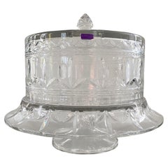 Waterford Marquis Finley 3-in-1 Crystal Cake Stand Covered Server and Punch Bowl