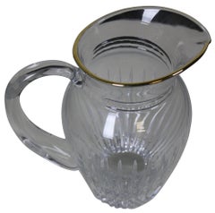 Waterford Marquis Hanover Gold Crystal Water Juice Pitcher 32 oz