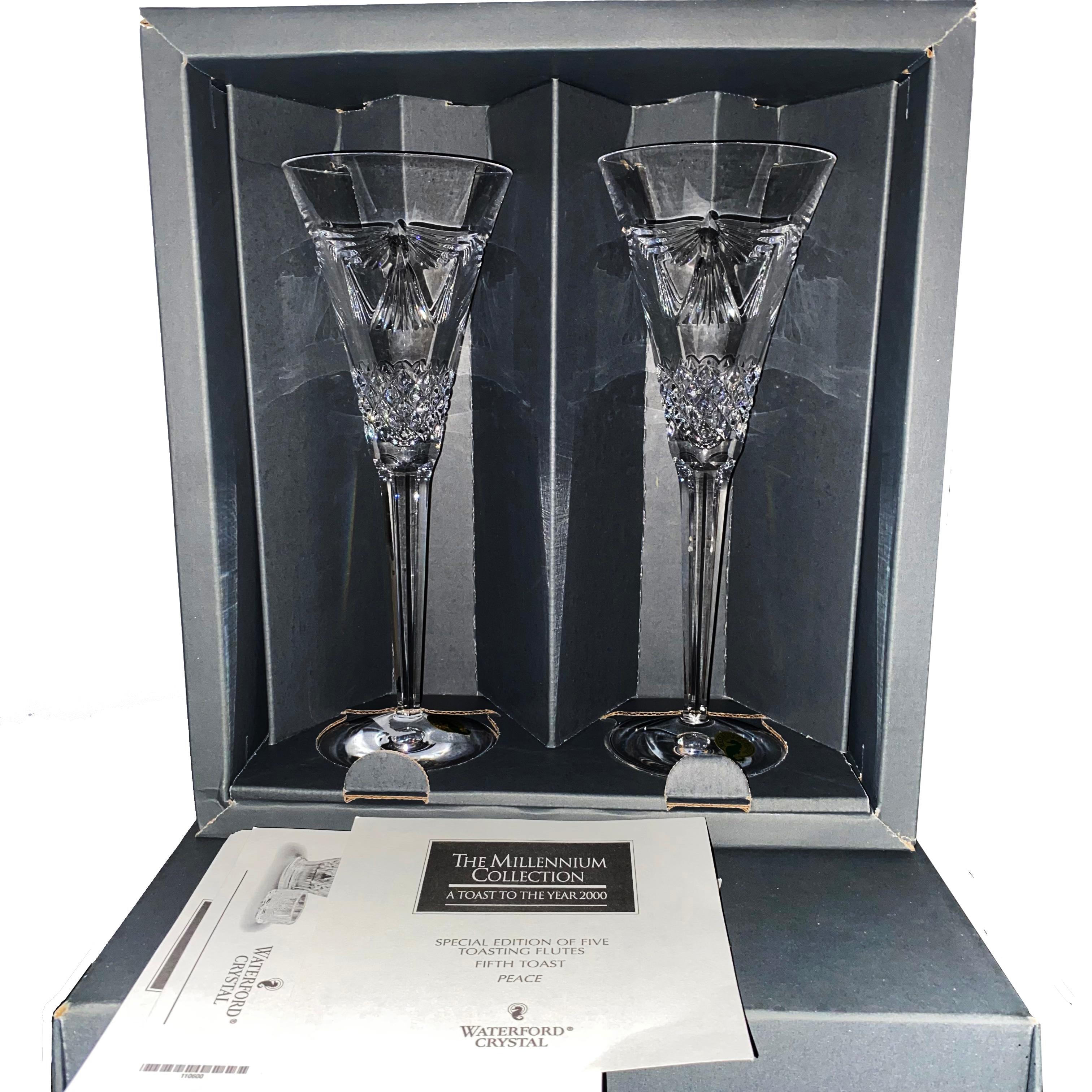 waterford crystal millennium collection 2000 peace
