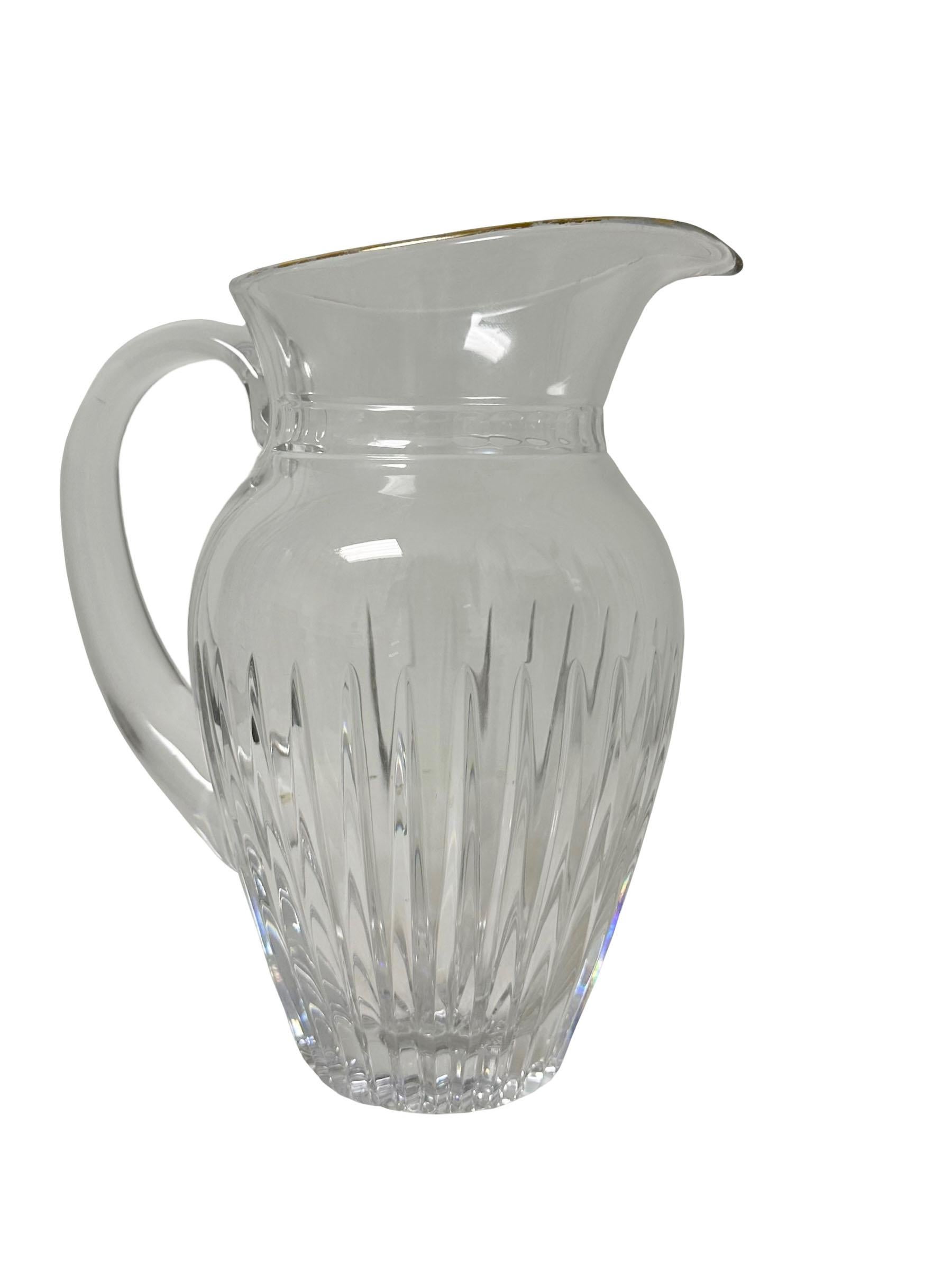 vintage waterford crystal pitcher