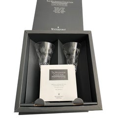 Waterford PROSPERITY Crystal Millennium Champagne Toasting Flute Set