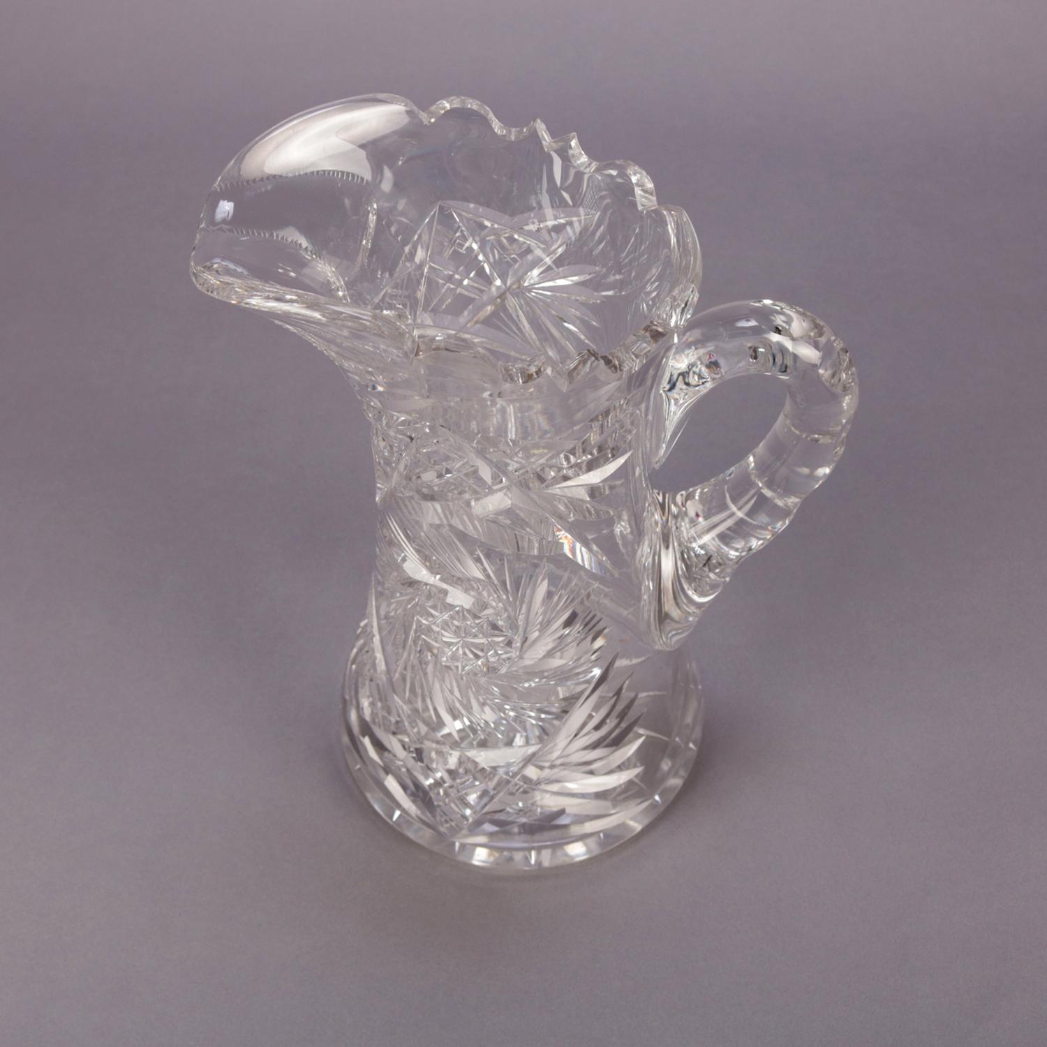 vintage waterford crystal pitcher