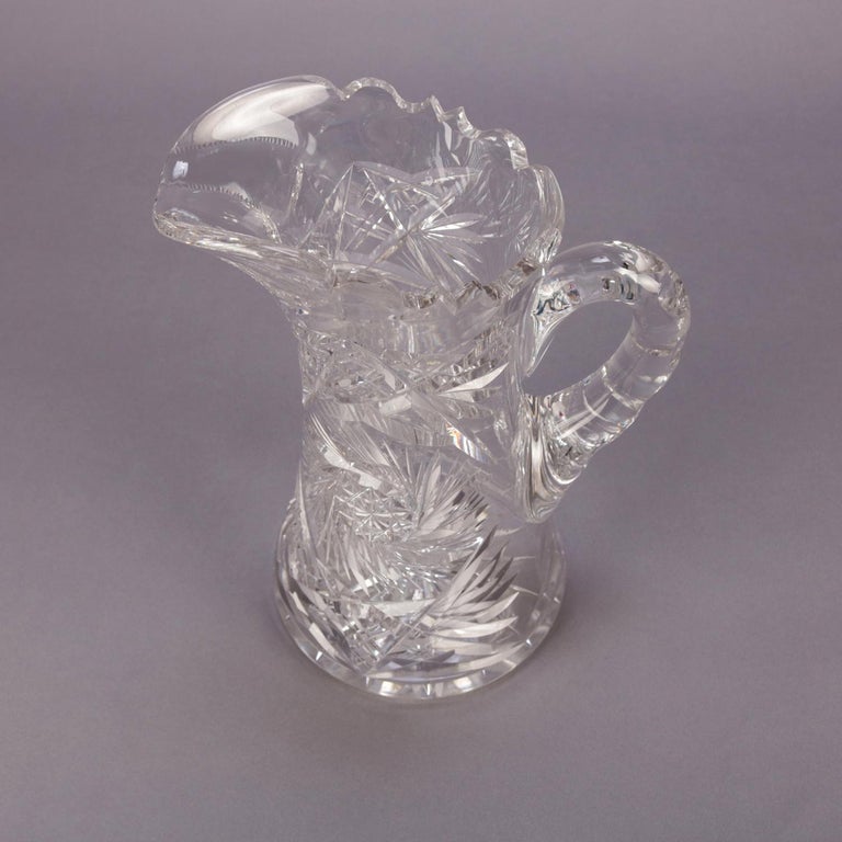 Waterford School American Brilliant Cut Crystal Pinwheel Water Pitcher at 1stDibs waterford