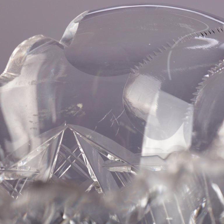 Waterford School American Brilliant Cut Crystal Pinwheel Water Pitcher