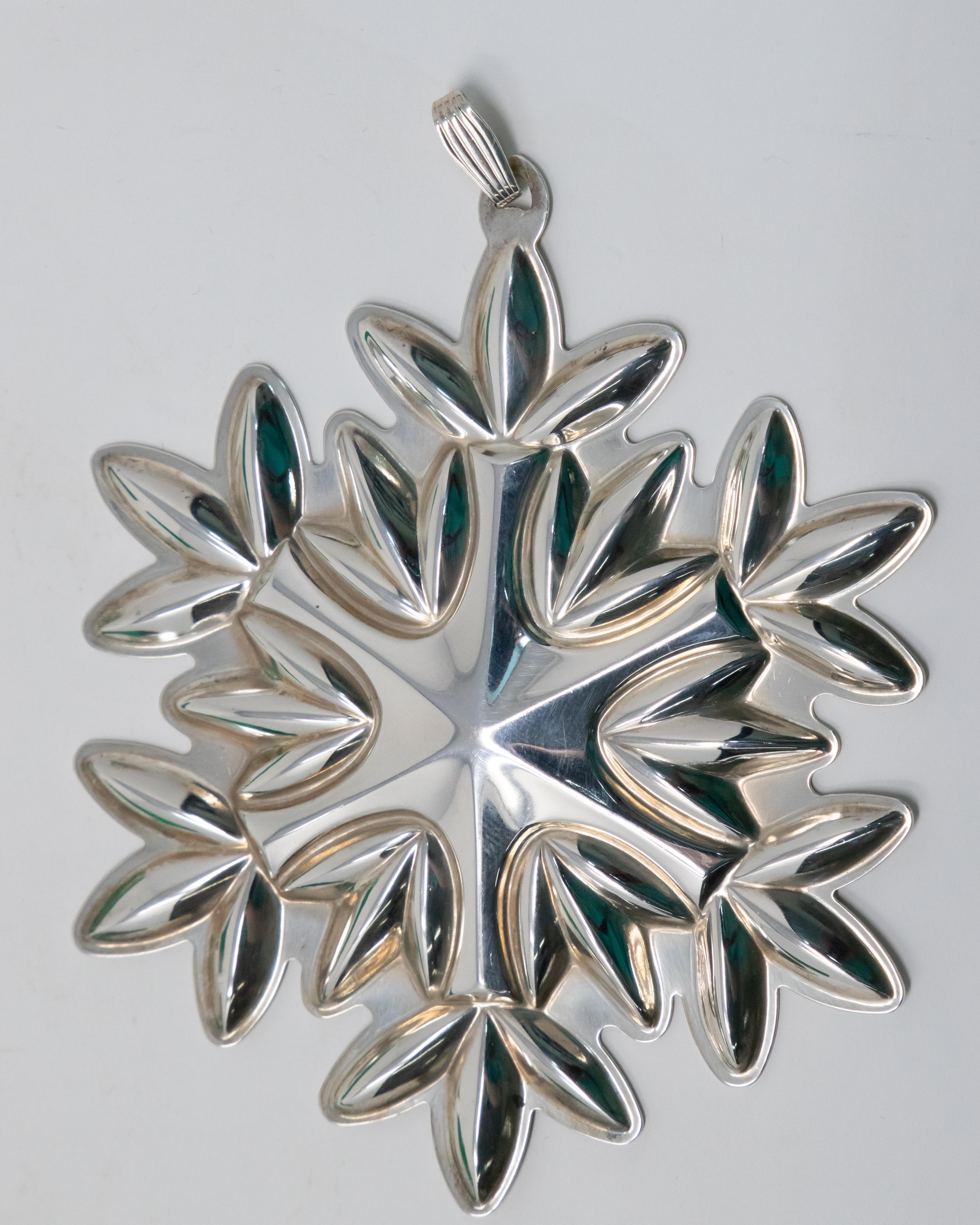 Contemporary Waterford Sterling Snowflake, 2004 For Sale