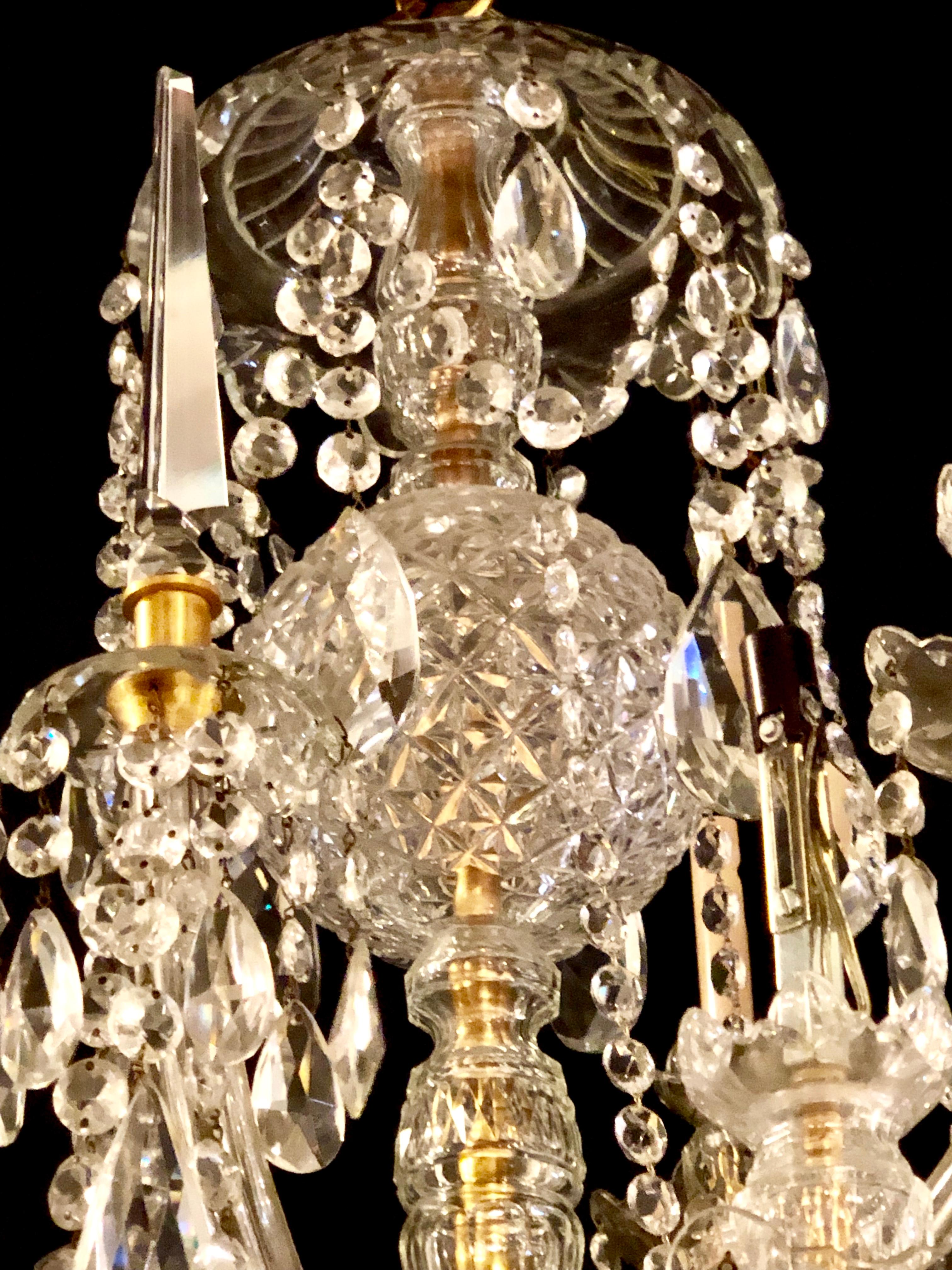 sphere crystal chandelier