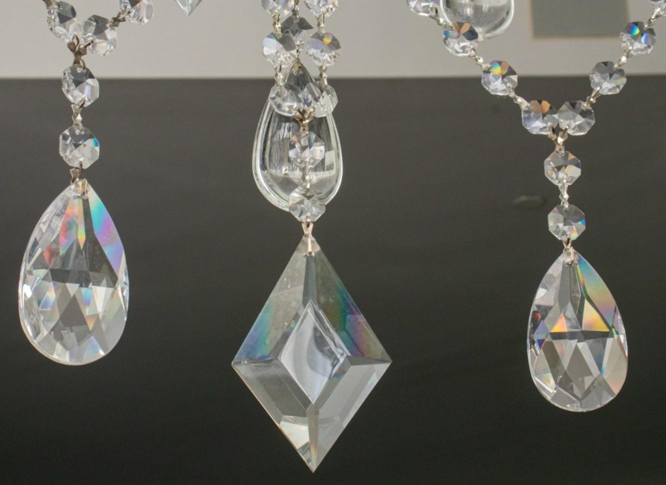 Großer Kristall-Kronleuchter im Waterford-Stil mit 20 Lichtern im Angebot 4