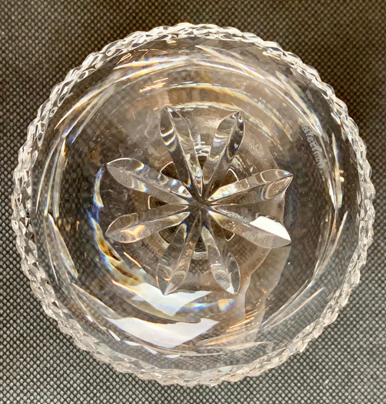 Vintage Waterford Cut Lead Crystal Rose Bowl in the Glandore Pattern at 1stDibs waterford