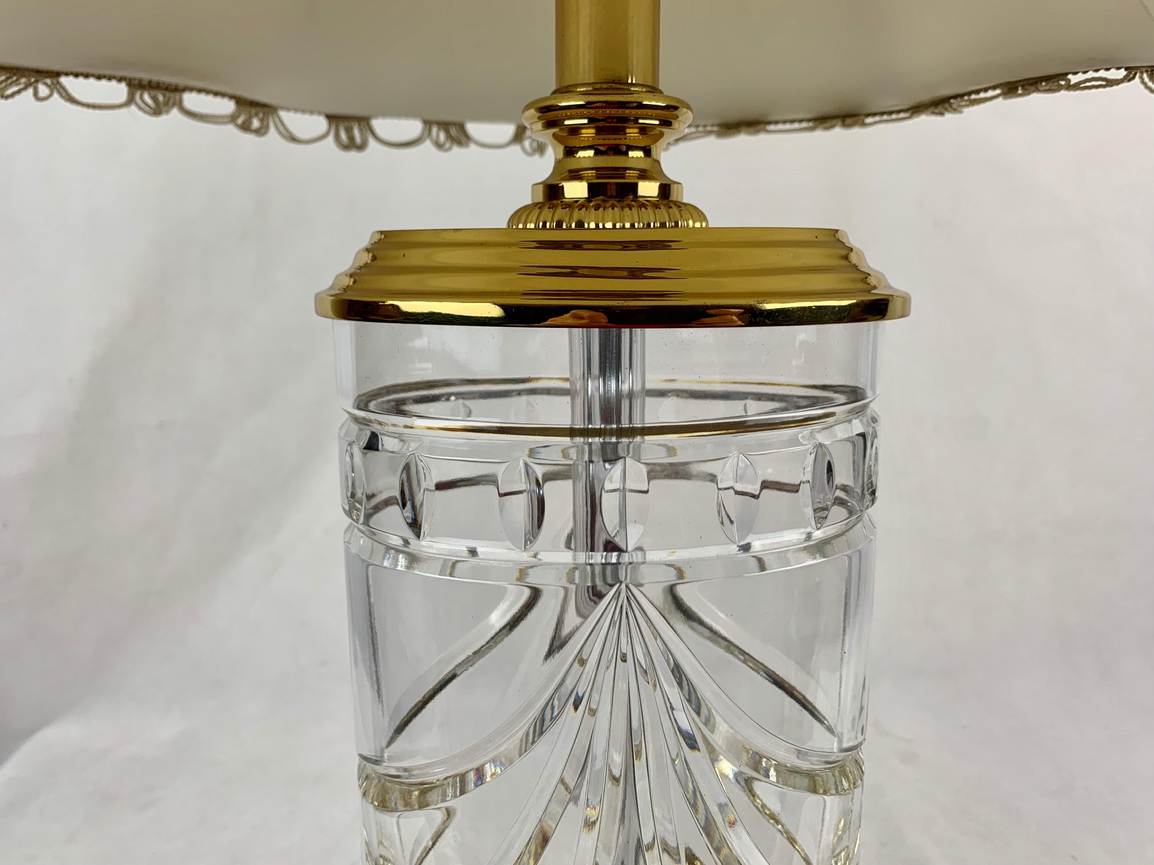 waterford crystal lamp