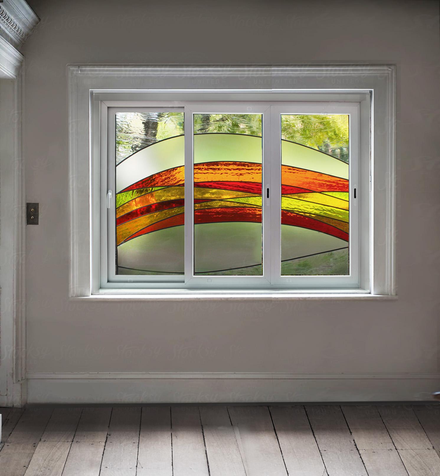 Italian Waterglas, Artistic Glass Screen Adaptable for Luxury Windows For Sale