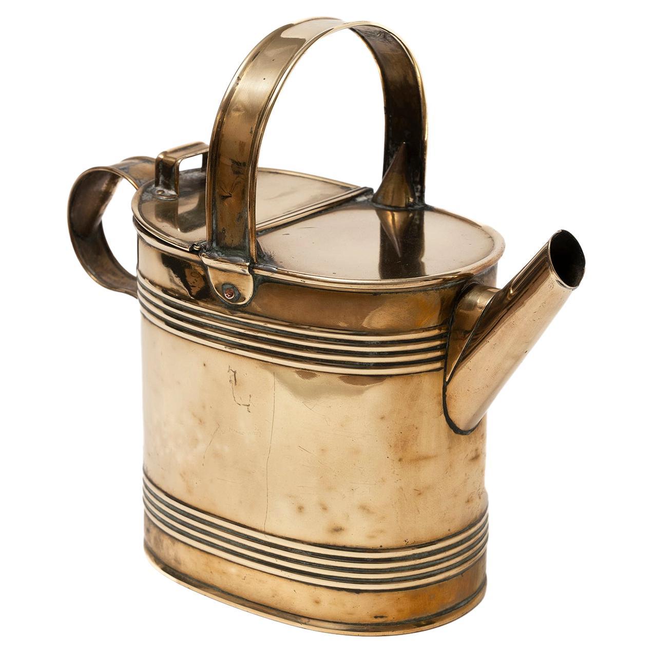 Watering Can Hot Water Jug Brass Minature House Plants 4 Pints For Sale