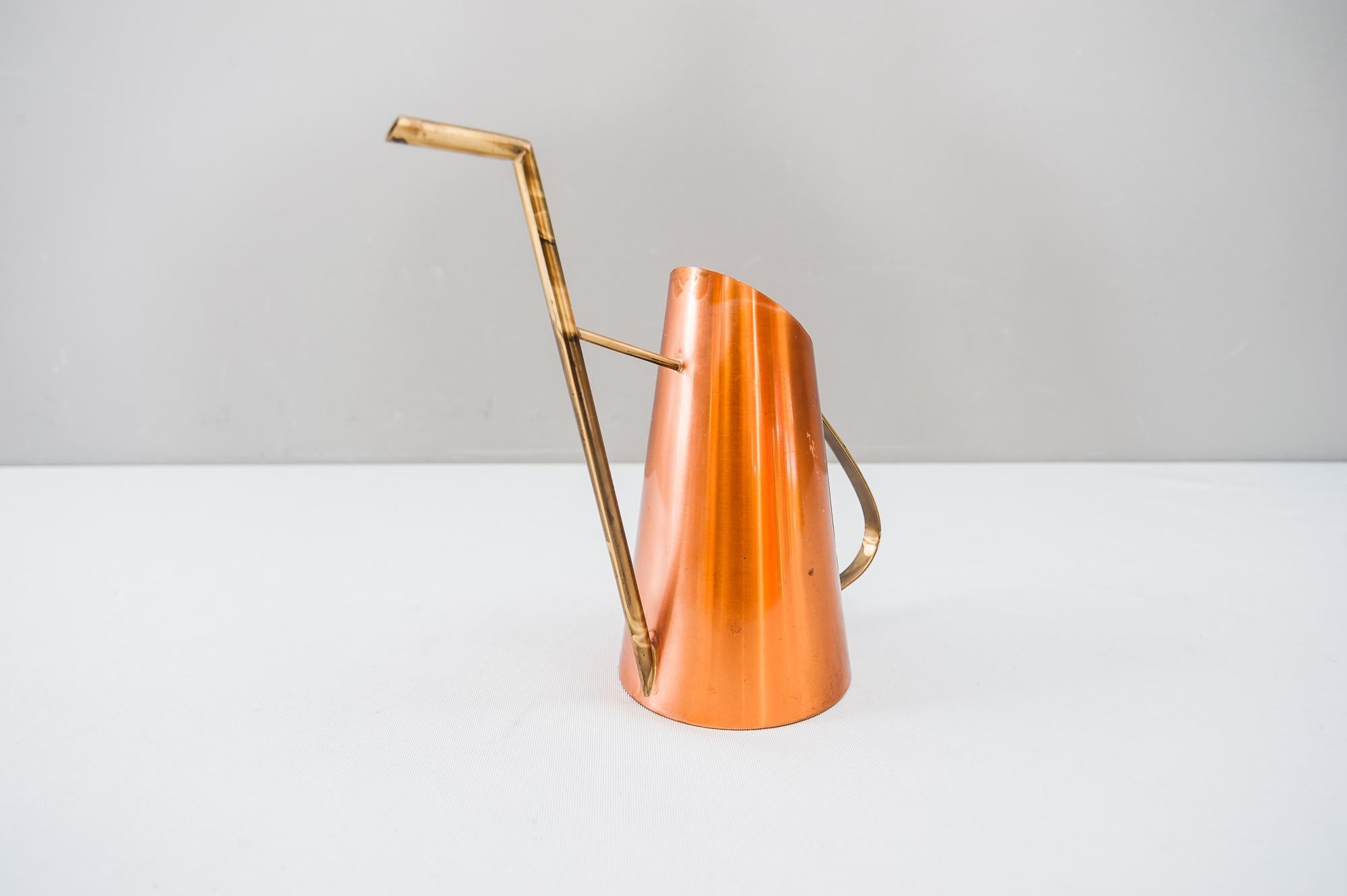 Watering Can Vienna circa 1950s Copper and Brass In Good Condition In Wien, AT