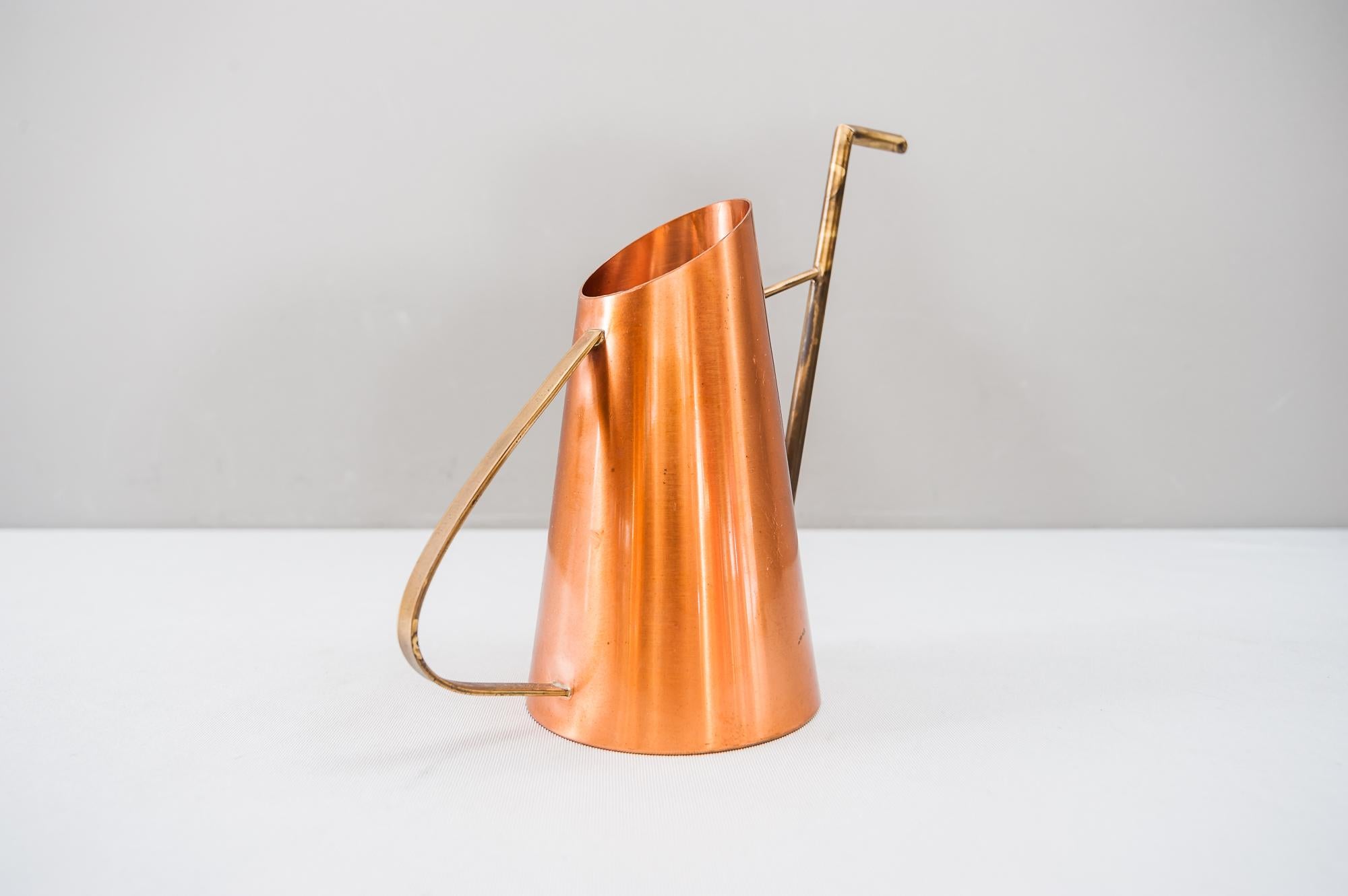 Watering Can Vienna circa 1950s Copper and Brass 3