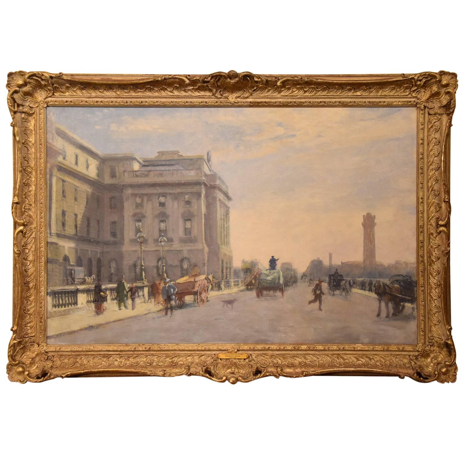"Waterloo Bridge from Somerset House" by Francis Dodd
