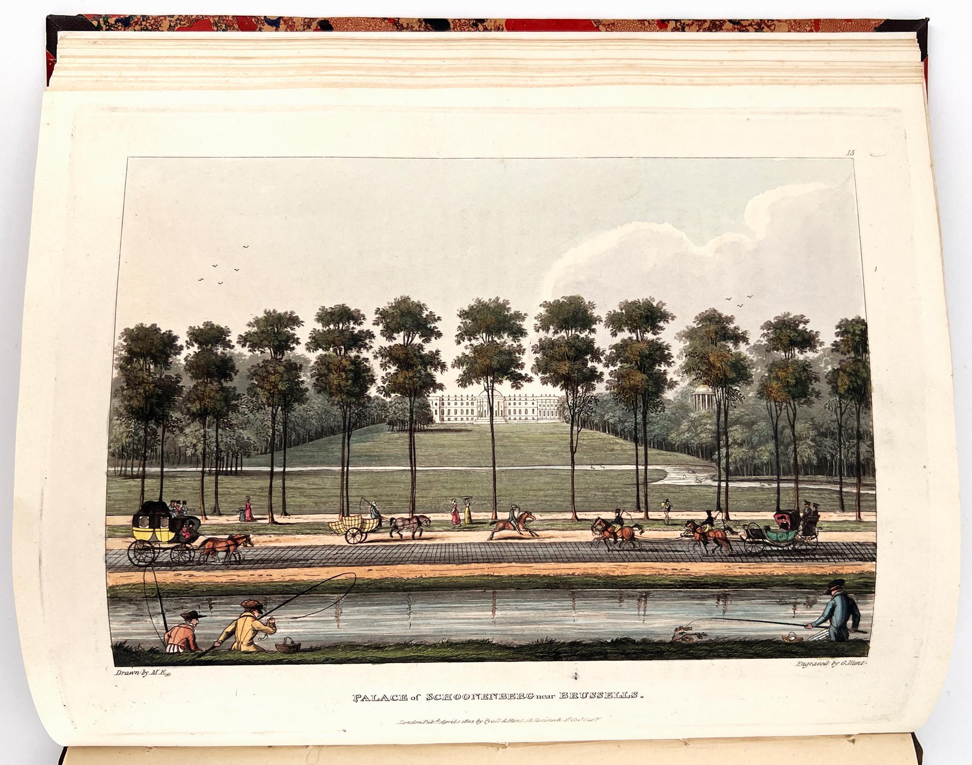 Waterloo - por M. Egerton y G. Hunt, con 24 láminas coloreadas a mano en venta 4