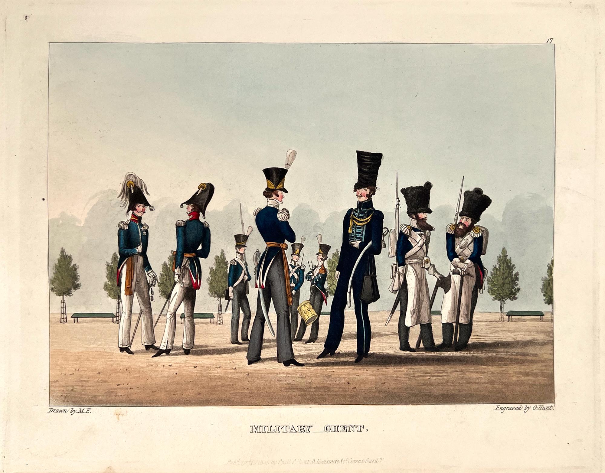 Waterloo - por M. Egerton y G. Hunt, con 24 láminas coloreadas a mano en venta 6