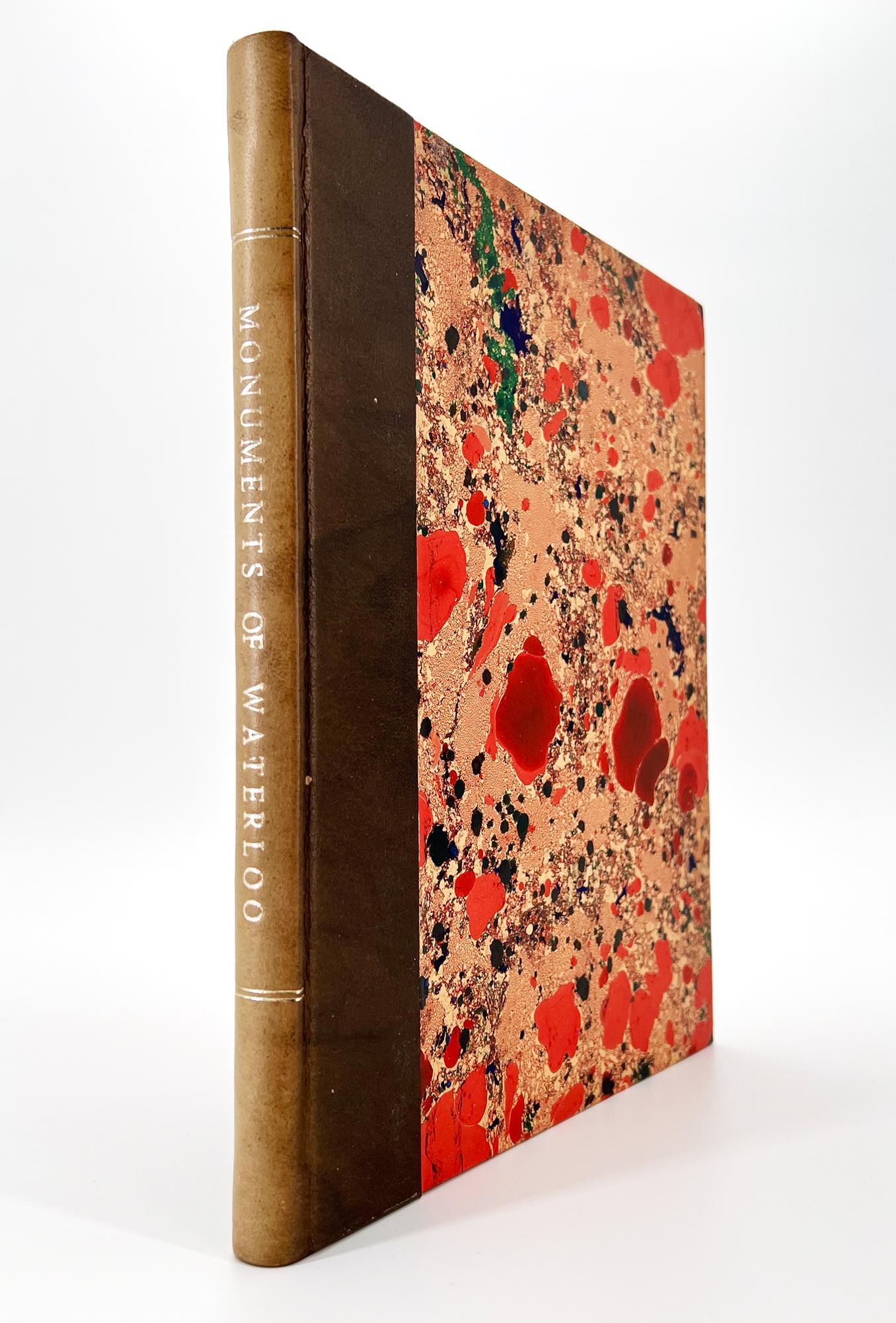 Waterloo - por M. Egerton y G. Hunt, con 24 láminas coloreadas a mano siglo XIX en venta