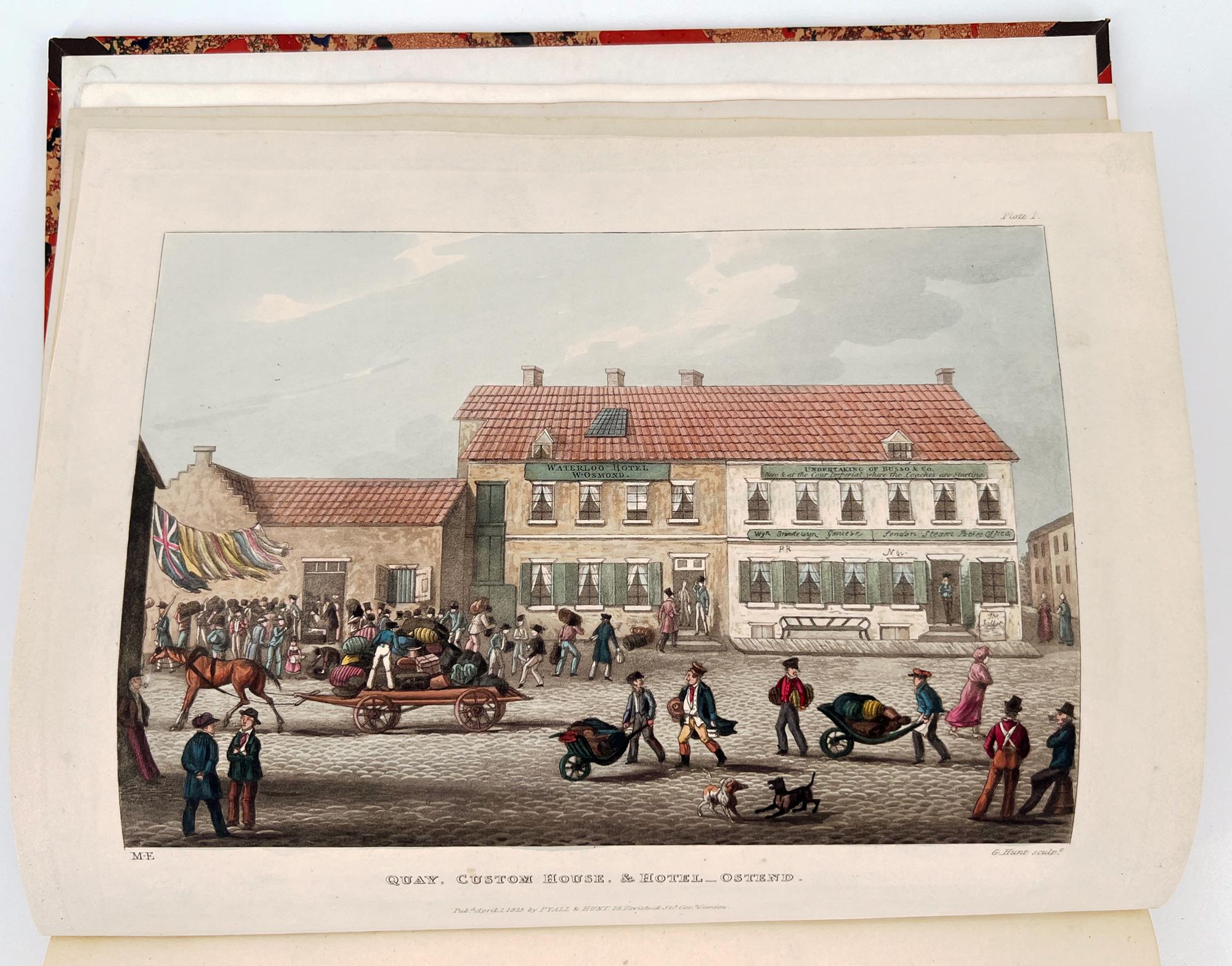 Waterloo - por M. Egerton y G. Hunt, con 24 láminas coloreadas a mano en venta 2