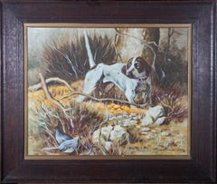 Waterman - 20e siècle Huile, Le Pointer anglais