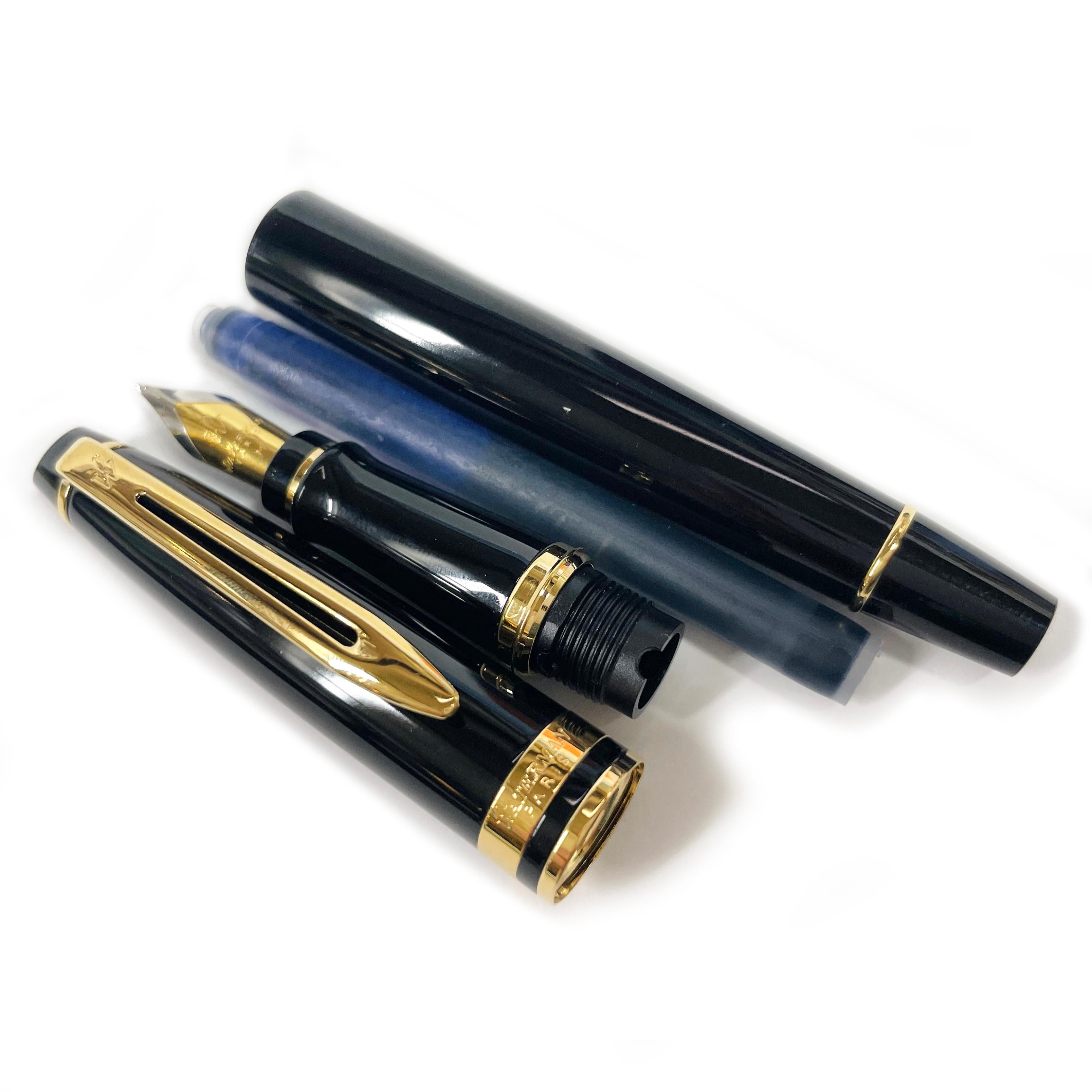 Contemporary Waterman Expert Gold Plated Fountain Pen For Sale
