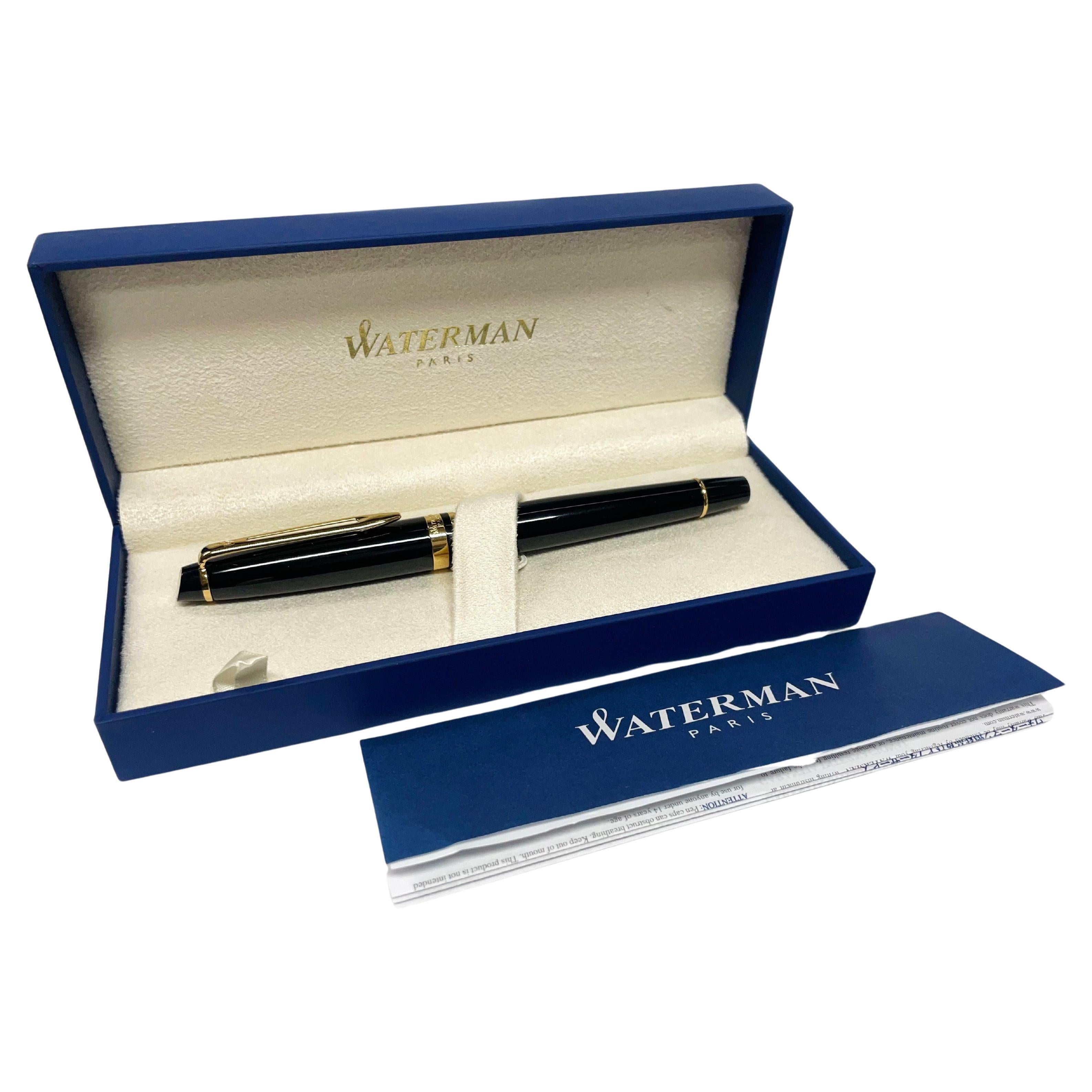 Waterman Expert Gold Plated Fountain Pen