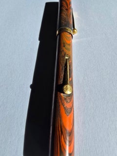 Penna stilografica Waterman IDEAL Red Ripple n. 7 con pennino Waterman IDEAL da 14 carati, Model No. USA