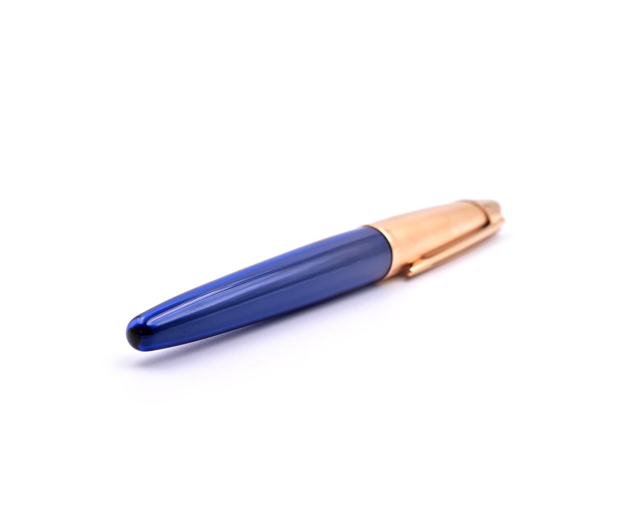 Designer: Waterman Paris
Dimensions: pen measures 6-inches long
Weight: 50.07 grams

Comes with Box and Paperwork.
