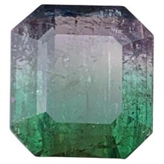 Watermelon Bicolor Natural Tourmaline Ring Loose Gemstone 7.15 Ct for Jewelry