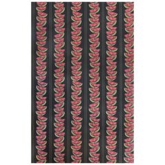'Watermelon' Contemporary, Traditional Wallpaper in Charcoal